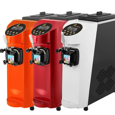 Commercial Snack Factory Soft Serve Ice Cream Machine With Digital Display Screen Portable Ice Cream Cone Maker